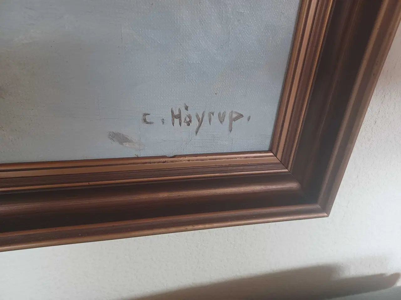 Billede 3 - Carl Høyrup oliemaleri