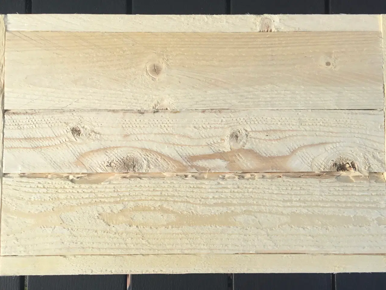 Billede 5 - Træ kasse / bakke genbrugstræ fyr 40,1 x 24,9