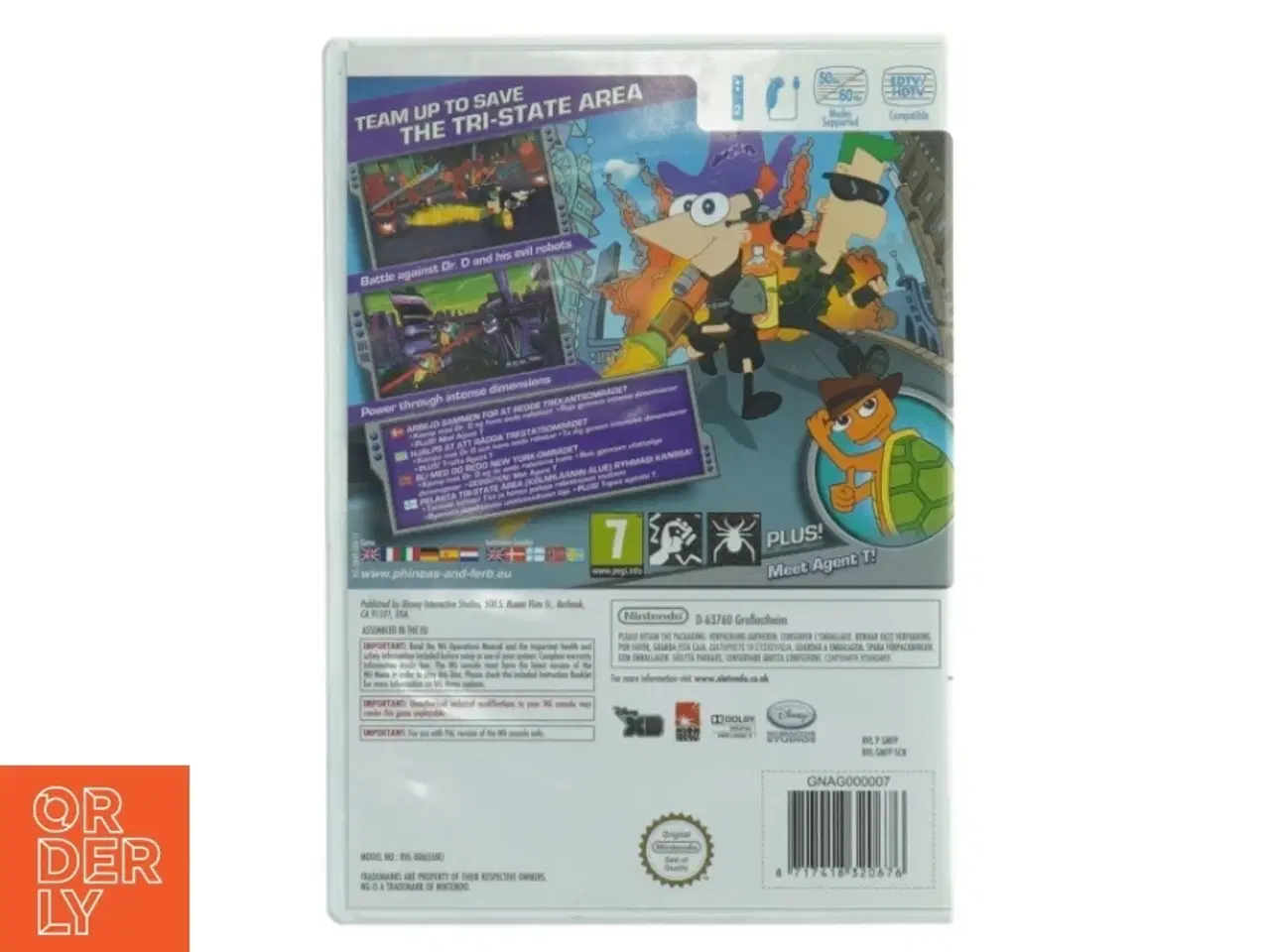 Billede 4 - Phineas and Ferb: Across the 2nd Dimension Wii spil fra Wii (str. 19 x 13 cm)