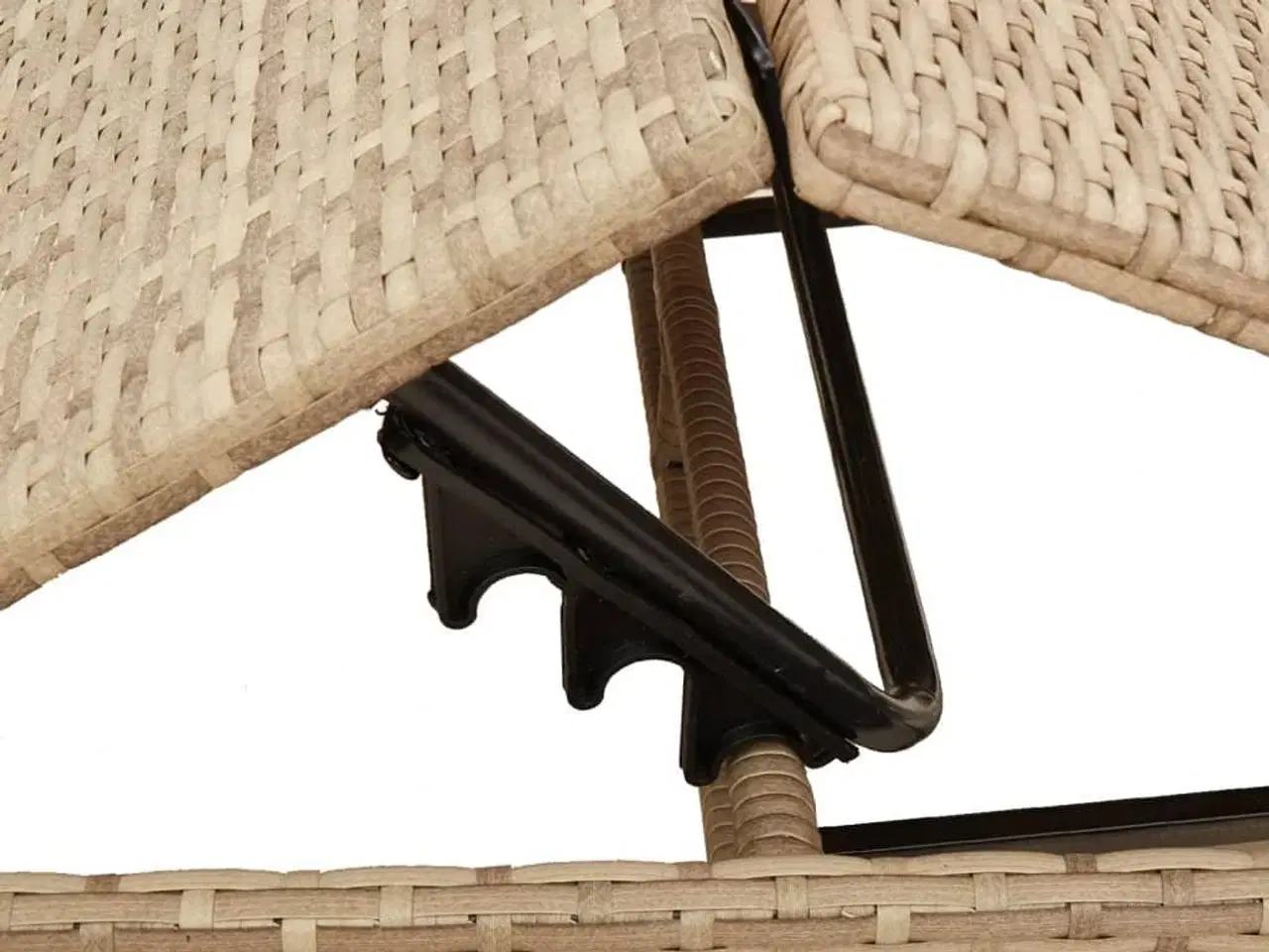 Billede 8 - Liggestol med hynde polyrattan beige