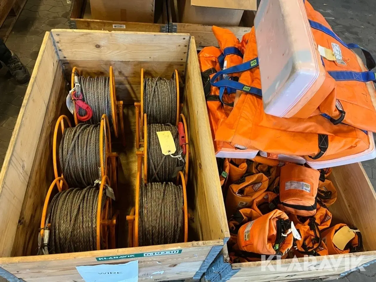 Billede 2 - Lot - Wire og hoistbags 2 paller