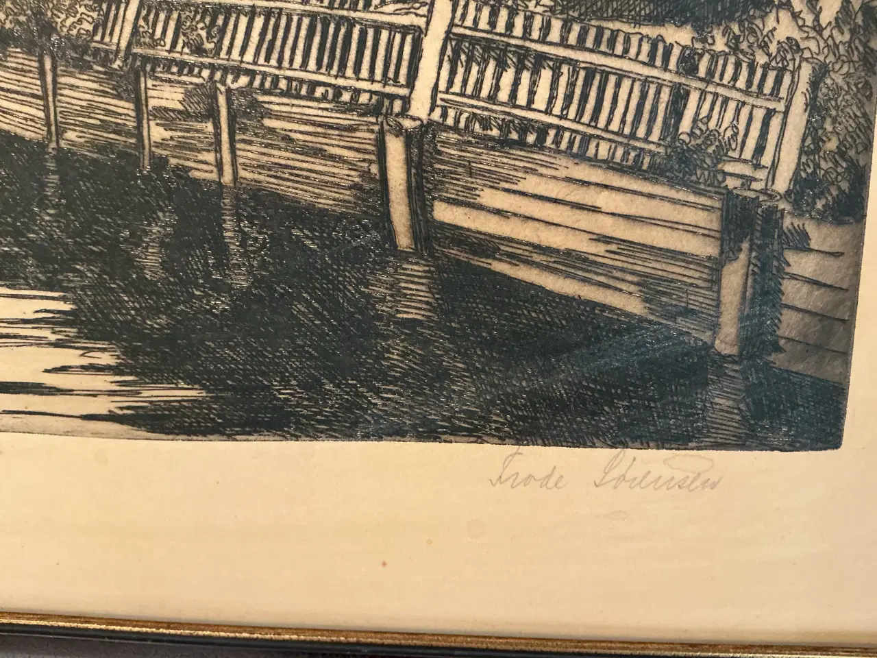 Billede 4 - Køge Å Frode Sørensen- 50x40 cm 