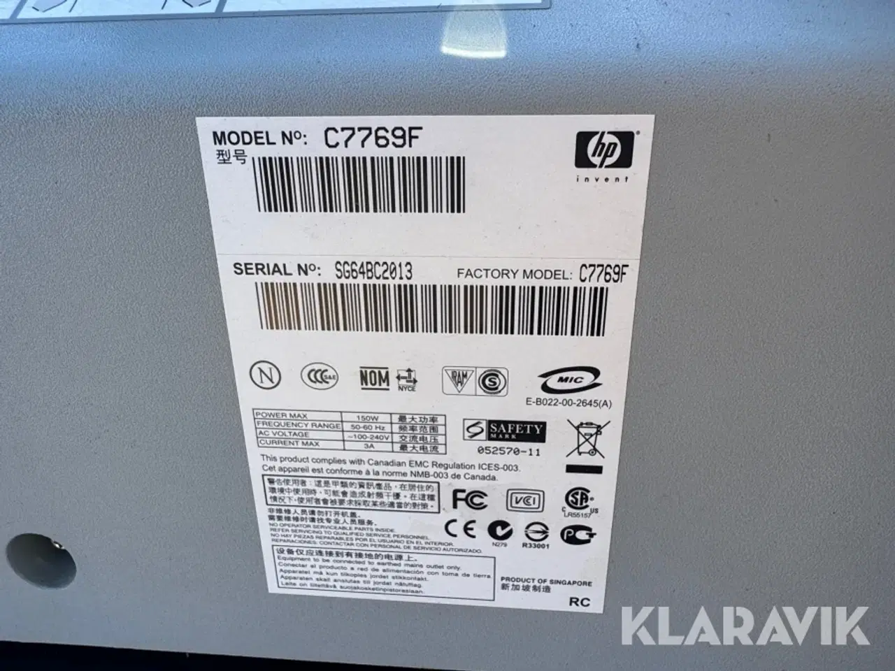 Billede 4 - Rullepriner HP Designet 500 plus