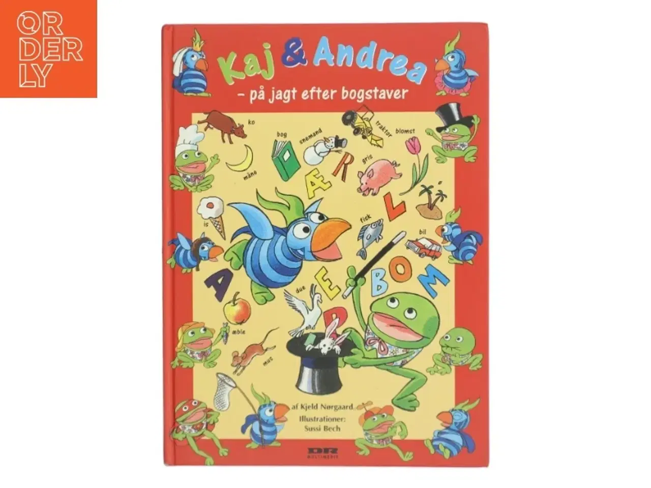 Billede 1 - Kaj & Andrea - på jagt efter bogstaver af Kjeld Nørgaard (Bog)