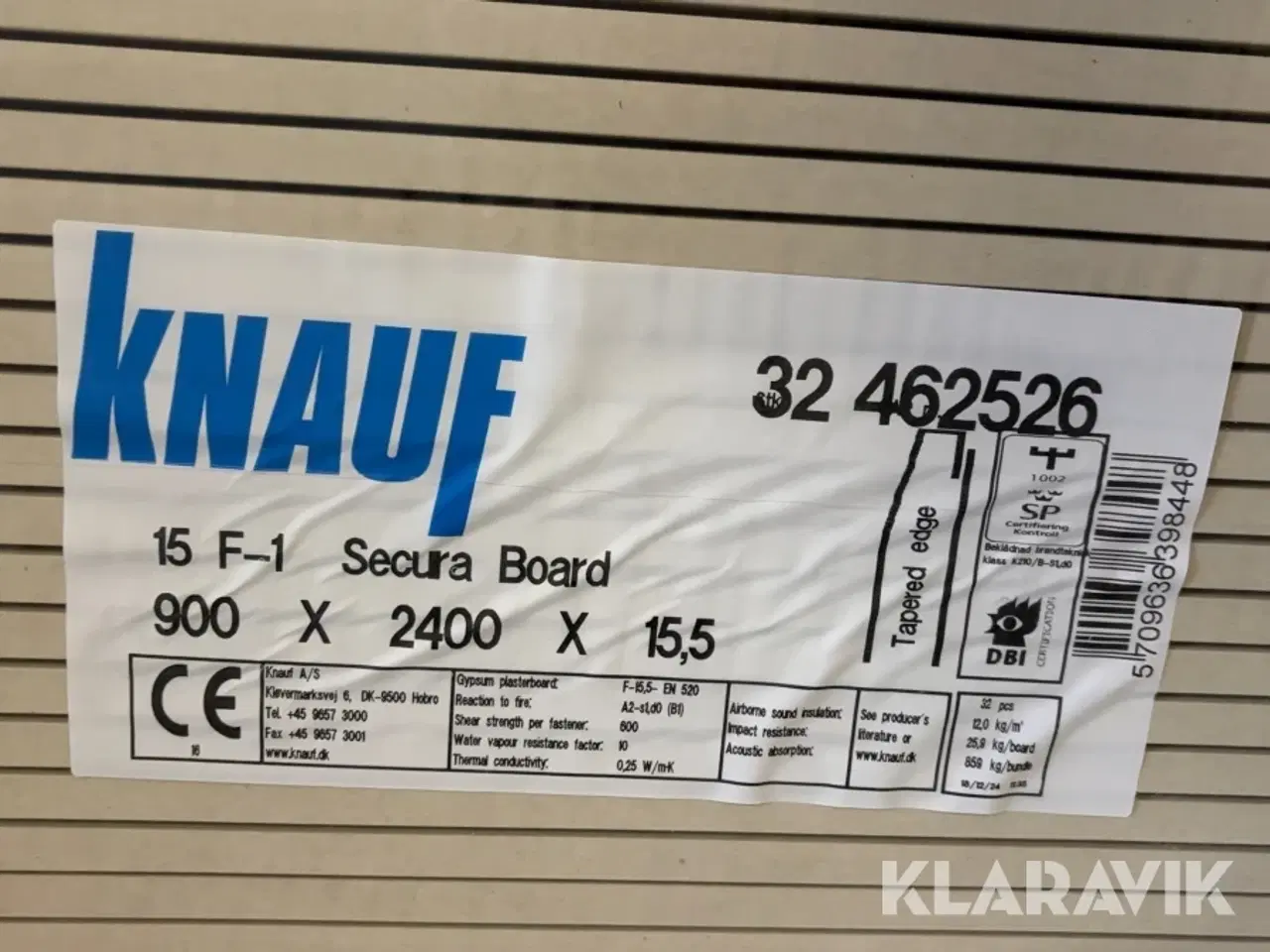 Billede 11 - Gipsplader Knauf 900x2400x15,5 mm