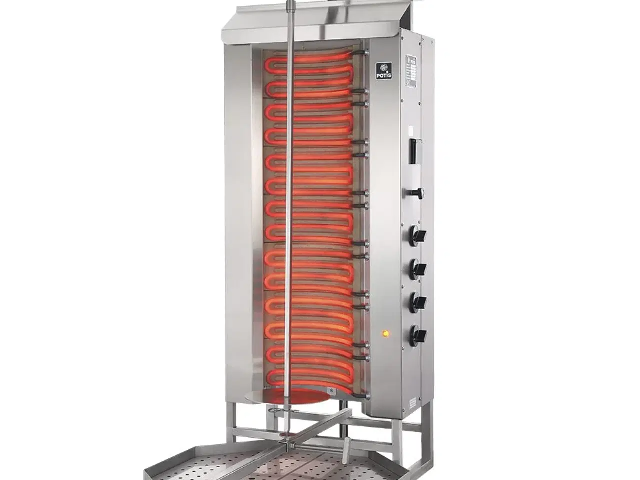 Billede 1 -  Industriel Kebab & Shawarma grill til el – 80 kg