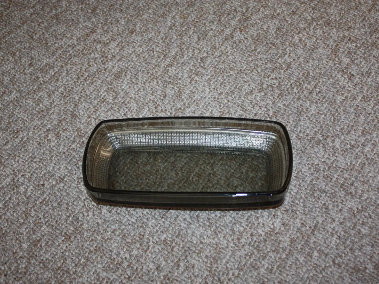 Billede 2 - Grå glas skål 20,5 cm x 9,5 cm