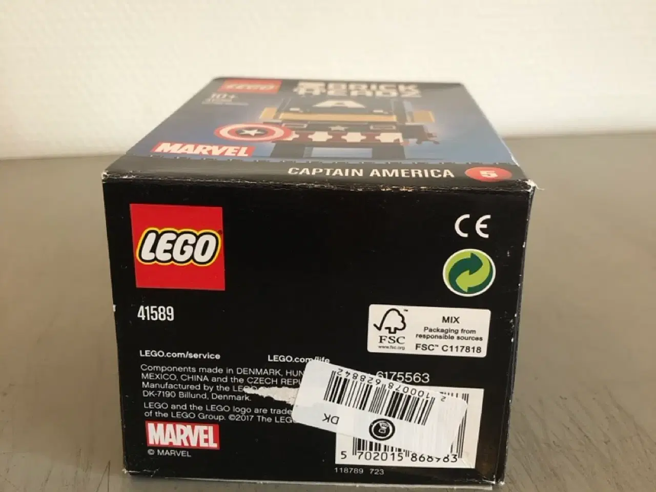 Billede 4 - LEGO BrickHeadz 41589 Captain America Uåbnet