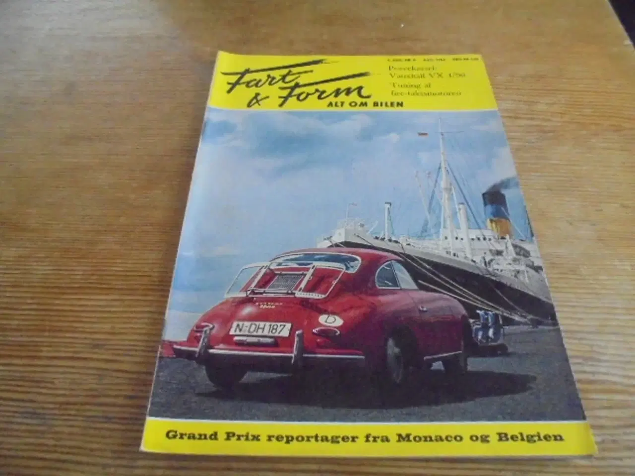 Billede 1 - Bilmagasinet Fart & form – Nr. 8 fra 1962 