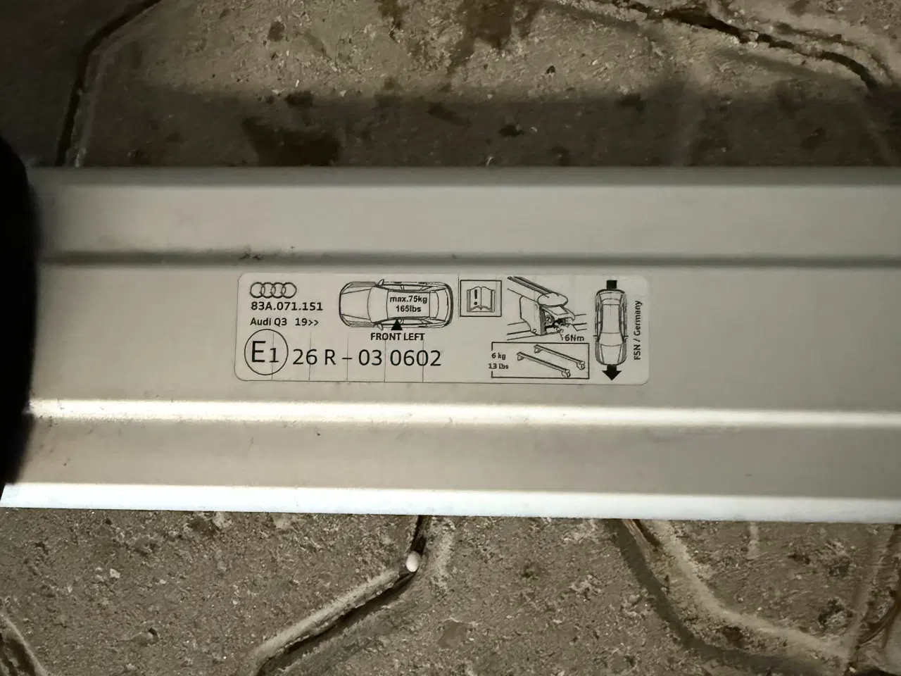 Billede 3 - Original tagbøjle til Audi Q3