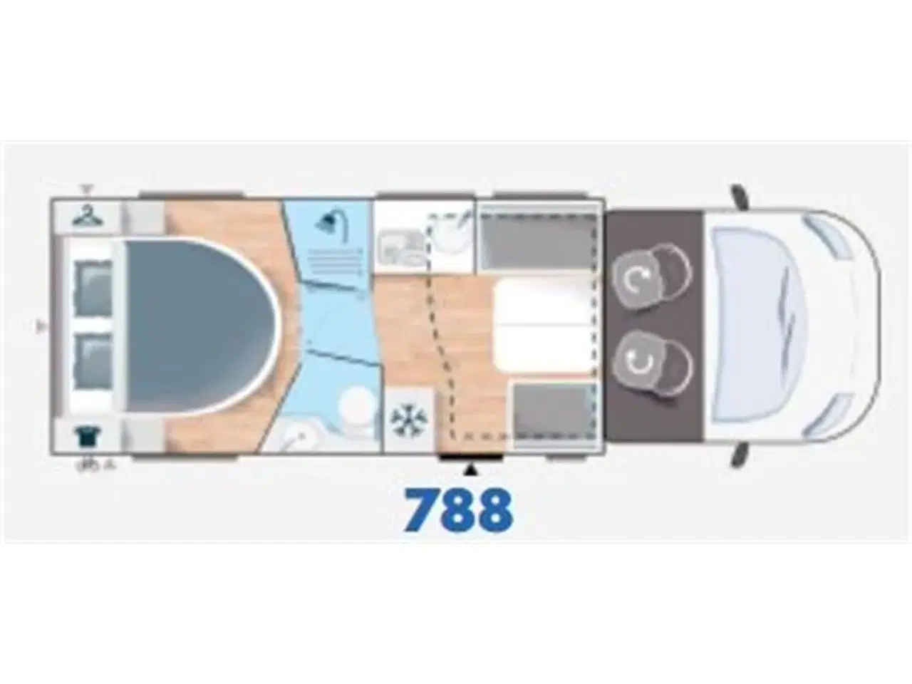 Billede 17 - 2025 - Chausson 788 Titanium ULTIMATE   Fabriksny Chausson 788 Titanium Ultimate, med queens bed og meget udstyr