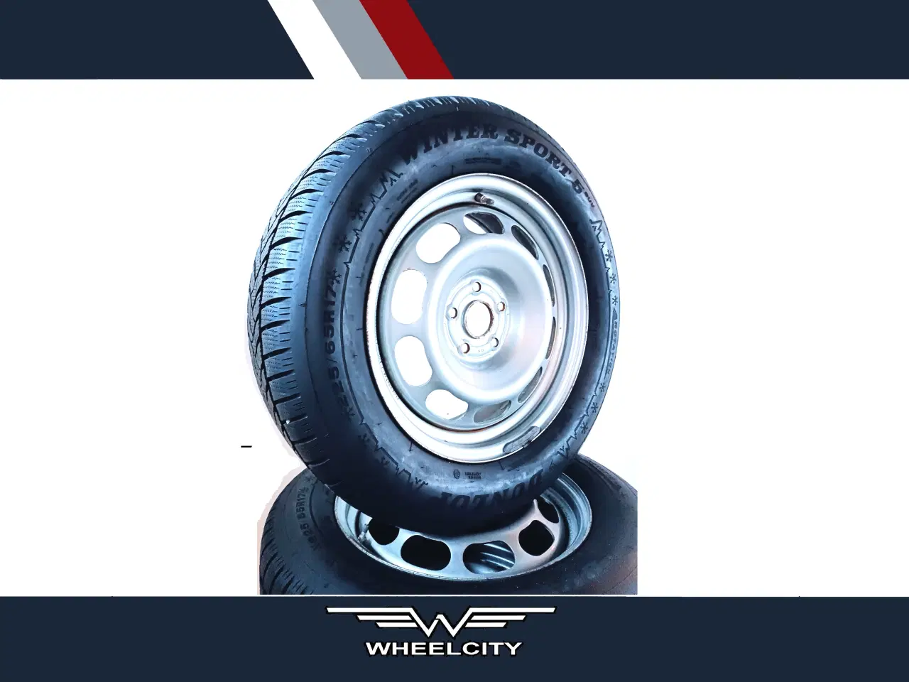 Billede 1 - 5x114,3 17" ET39 nav 60,1ø vintersæt inkl.TPMS