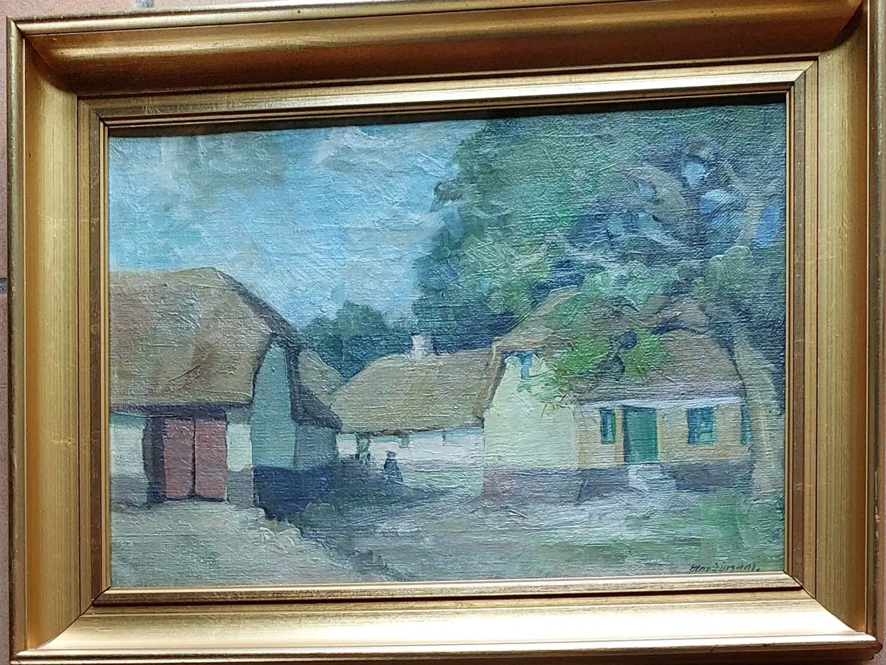 Billede 1 - EILER LØNDAL - ( 1887 - 1971 )- oliemaleri