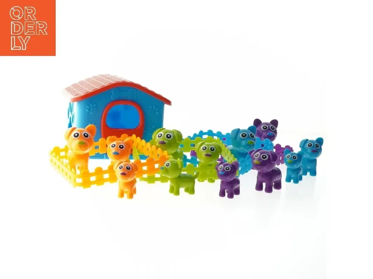 Billede 1 - Learning Ressources sorterings legetøj/hundehus med hundehvalpe - købt hos Legeakademiet