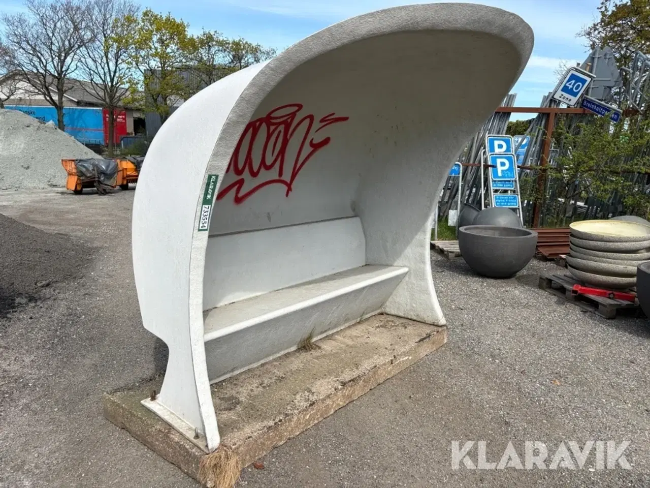 Billede 3 - Busskur - I glasfiber