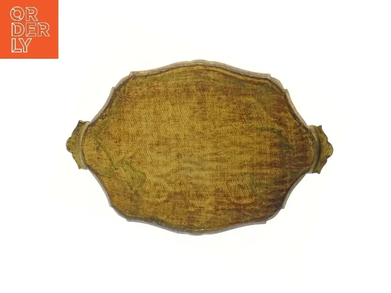 Billede 3 - Dekorativ bakke i vintage-stil (str. 45x29,5 cm)