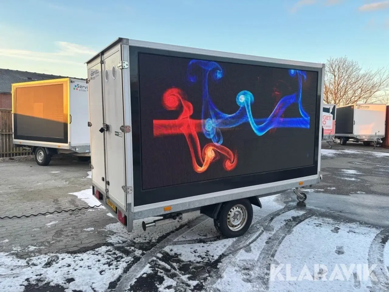 Billede 1 - Cargo trailer med LED-skærm Hapert Saphire H-1