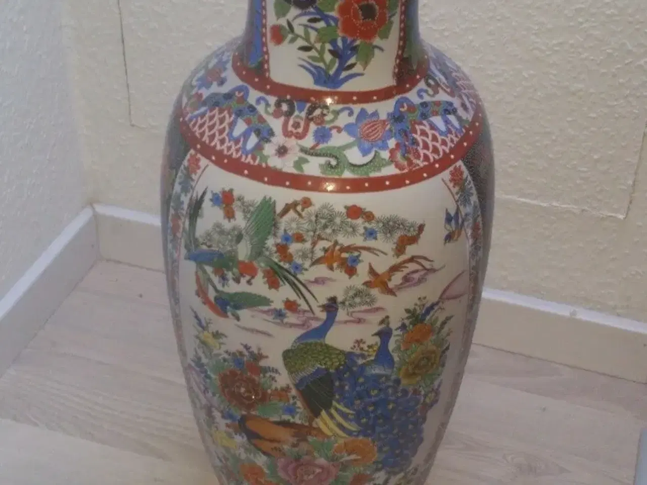 Billede 1 - Gulv vase m kina motiver