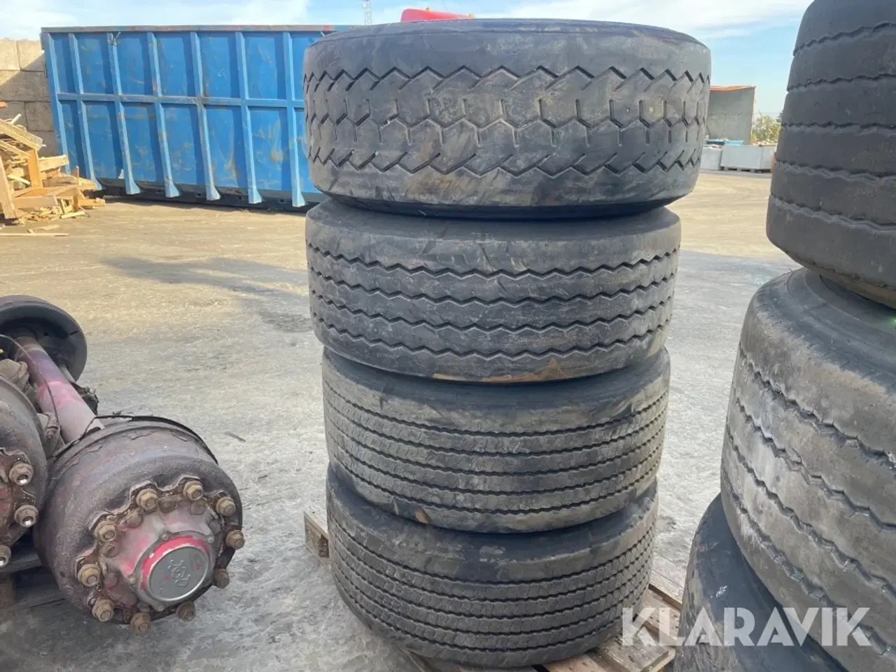 Billede 4 - Lastbilsdæk Bridgestone 385/55R22.5 4 styk