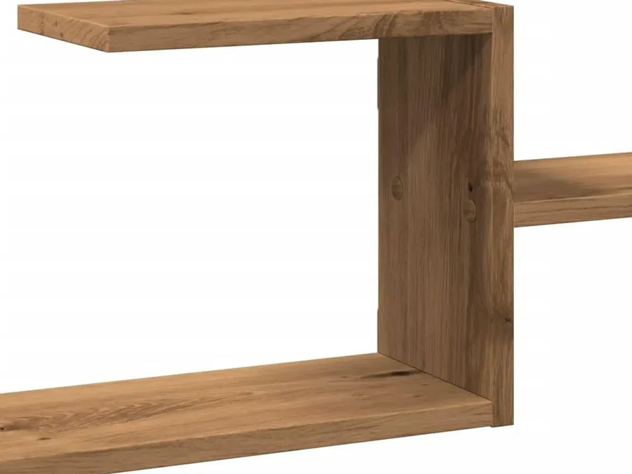 Billede 8 - Væghængt 104x15x49 cm konstrueret træ egetræsfarve