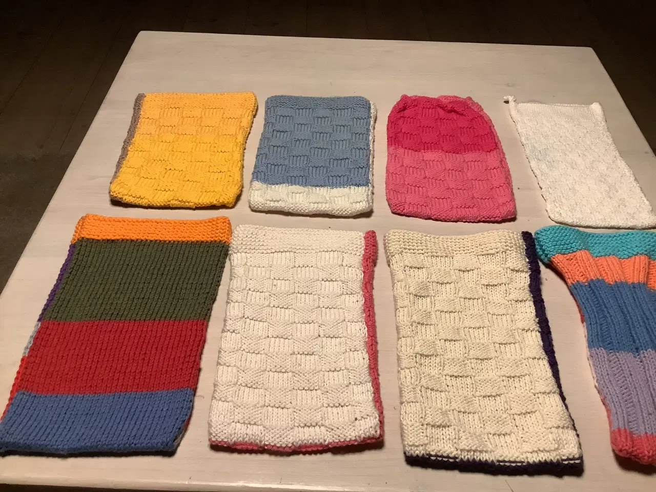 Billede 2 - Ny strikket vaskekluds poser i bomuld 