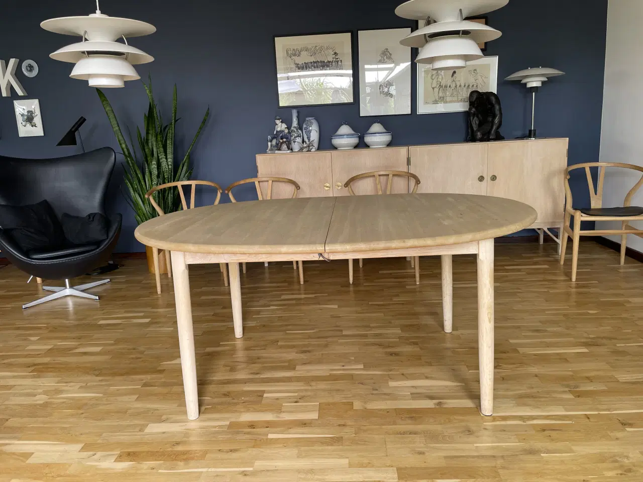 Billede 5 - Spisebord, massiv sæbe behandlet EG