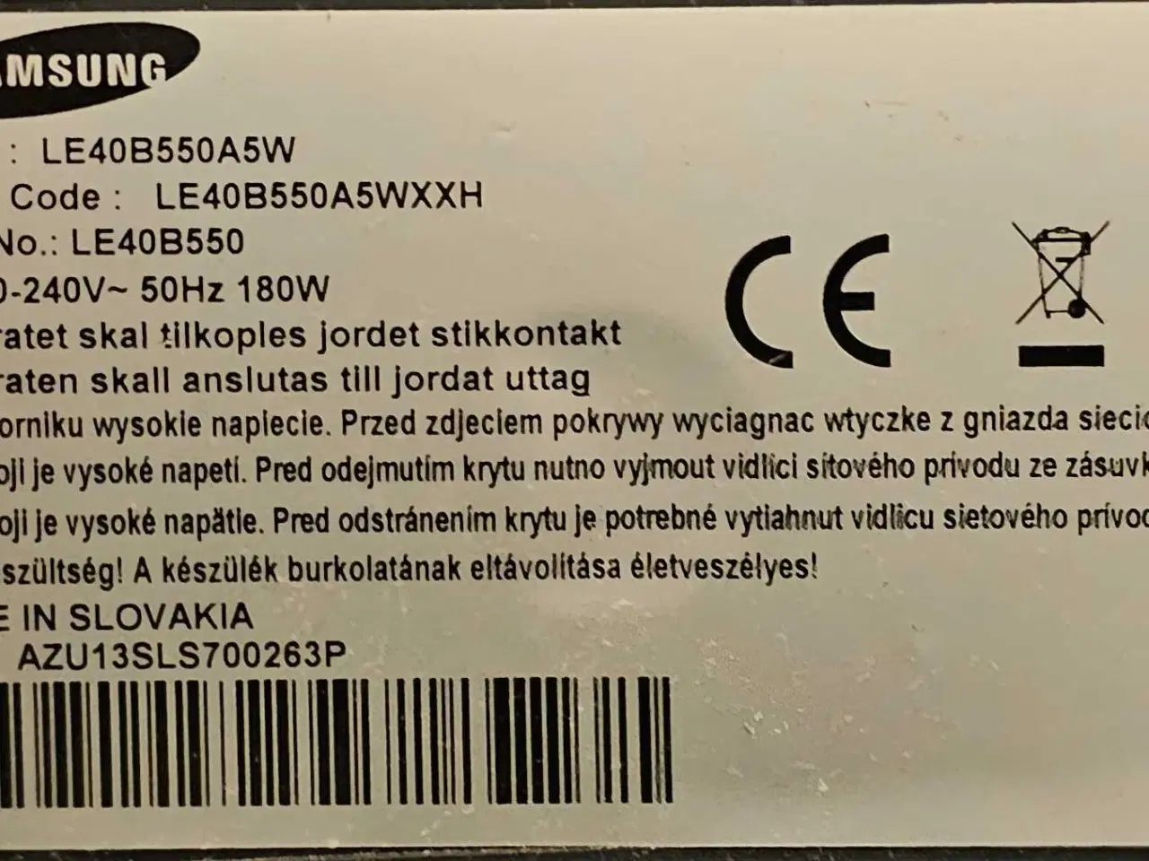 Billede 3 - Fladskærm Samsung