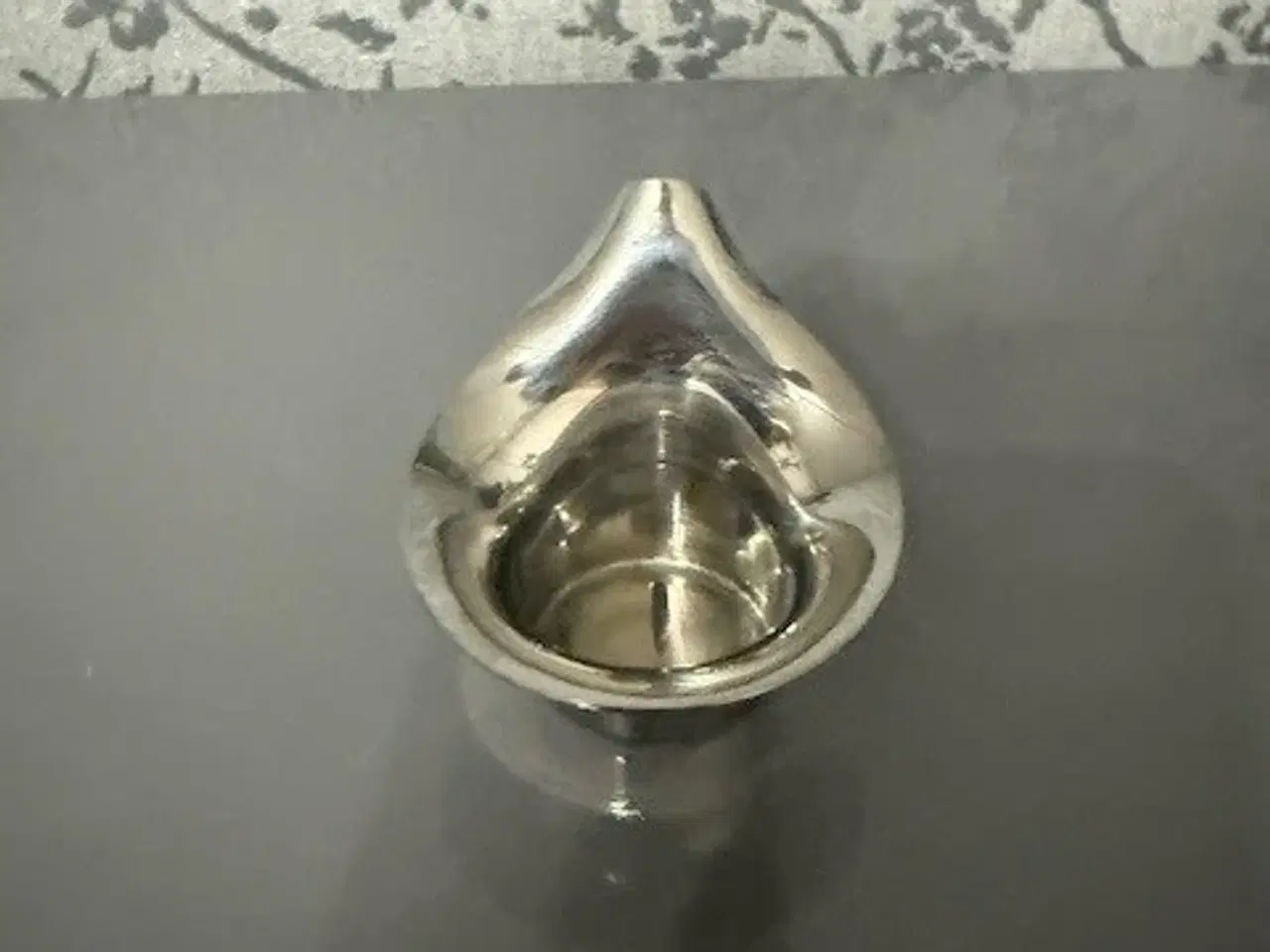 Billede 2 - Georg Jensen lysestage sølvfarvet metal