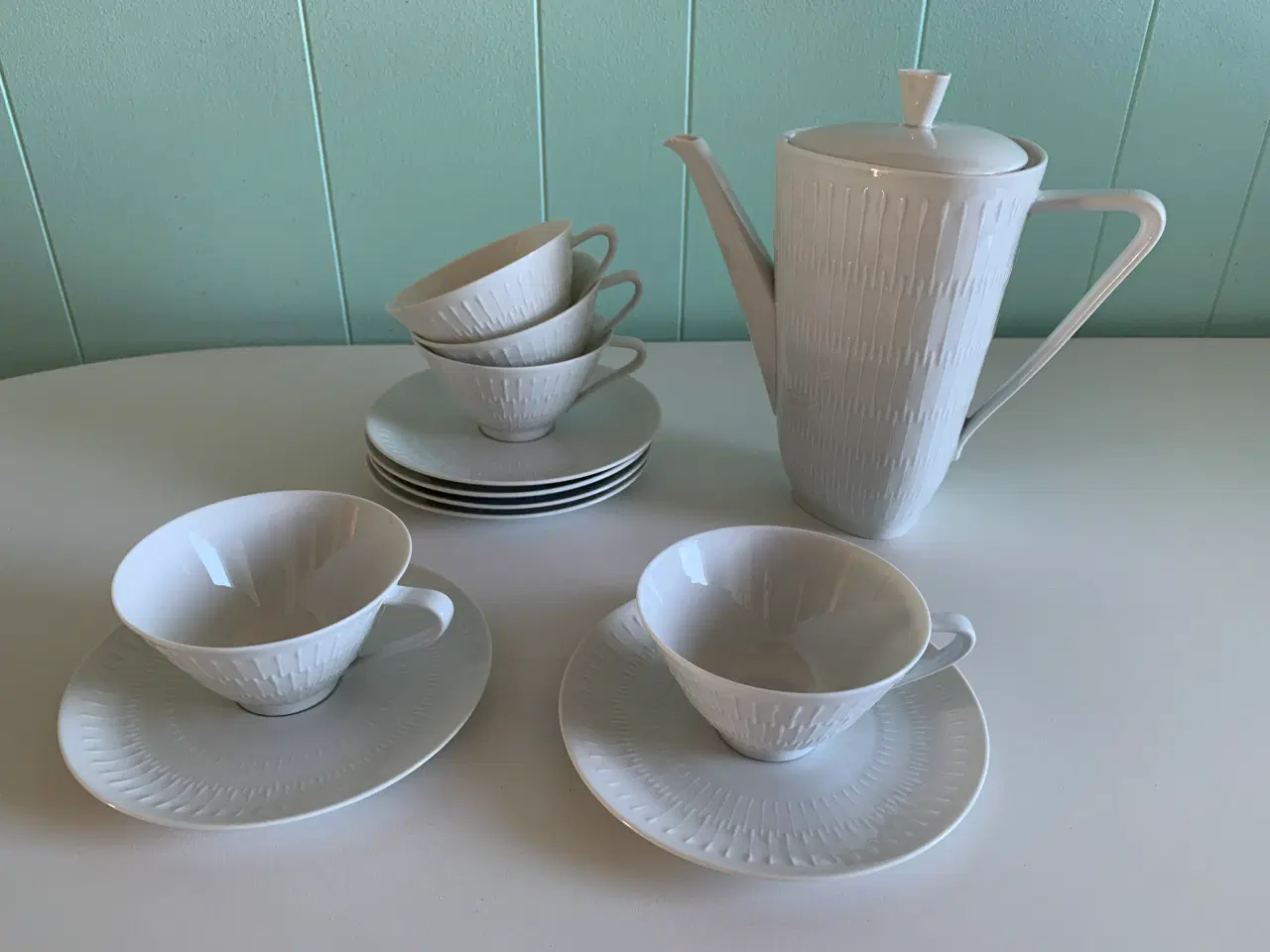 Billede 1 - Tekopper og kaffekande "Apart"