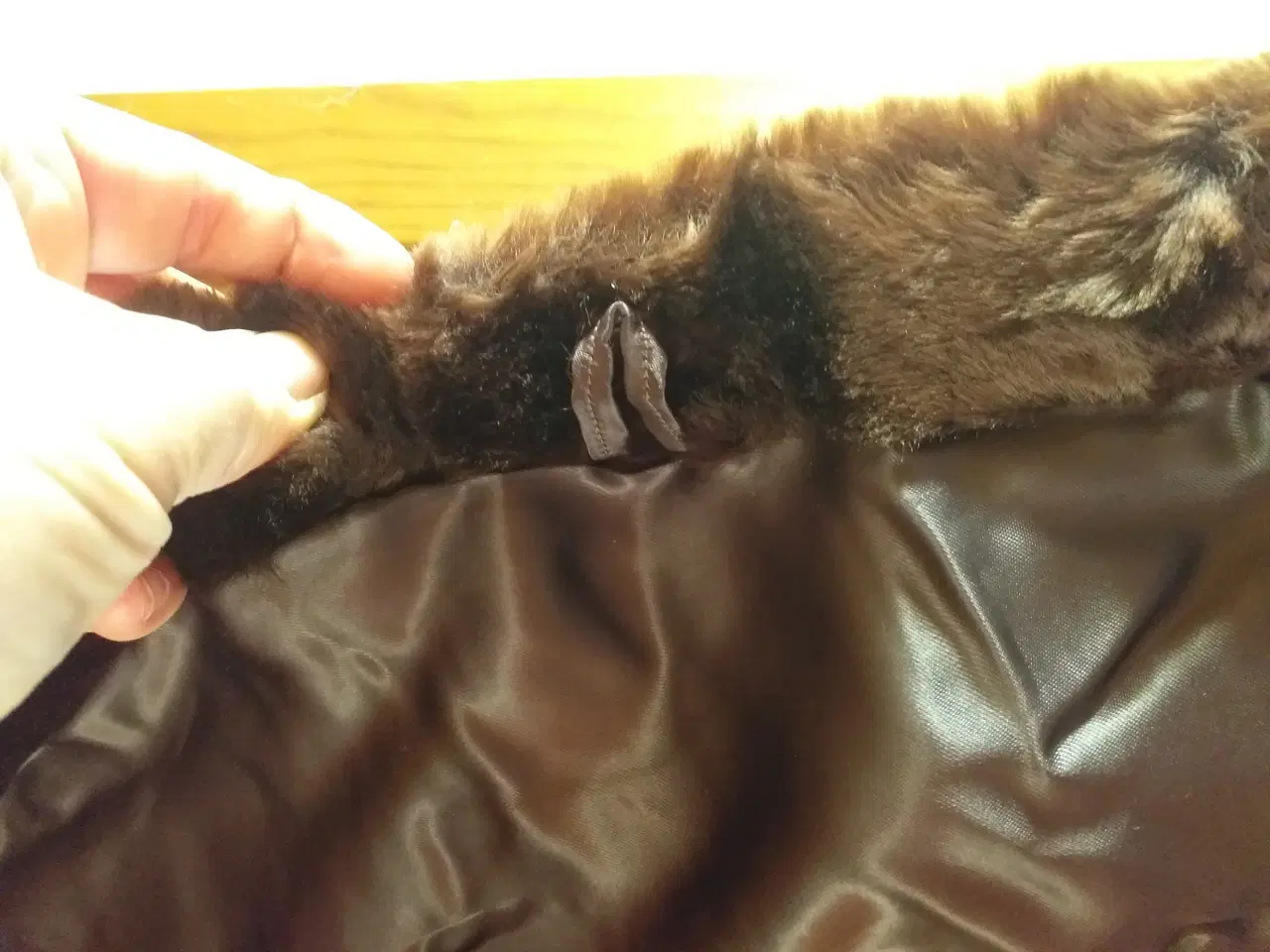 Billede 5 - Pels jakke ikke ægte str.38 -40, 