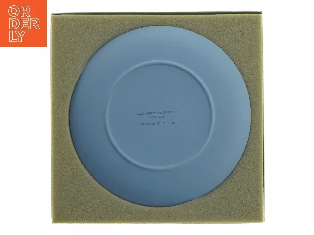 Billede 2 - Mindetallerken Hans Christian Andersen fra Wedgwood (str. Ø 20,5 cm)