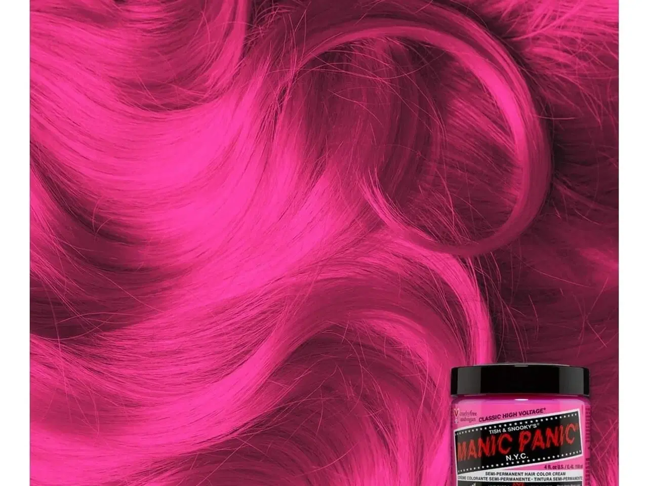 Billede 3 - Permanent Farve Classic Manic Panic ‎HCR 11004 Cotton Candy Pink (118 ml)