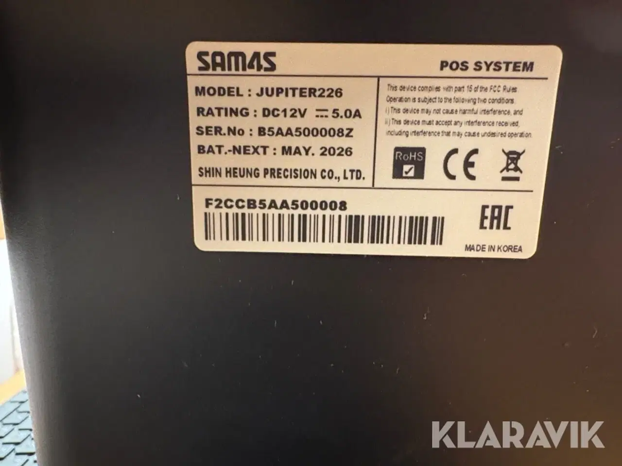 Billede 10 - Butiksinventat - kasseapparat, disk og indskudsborde