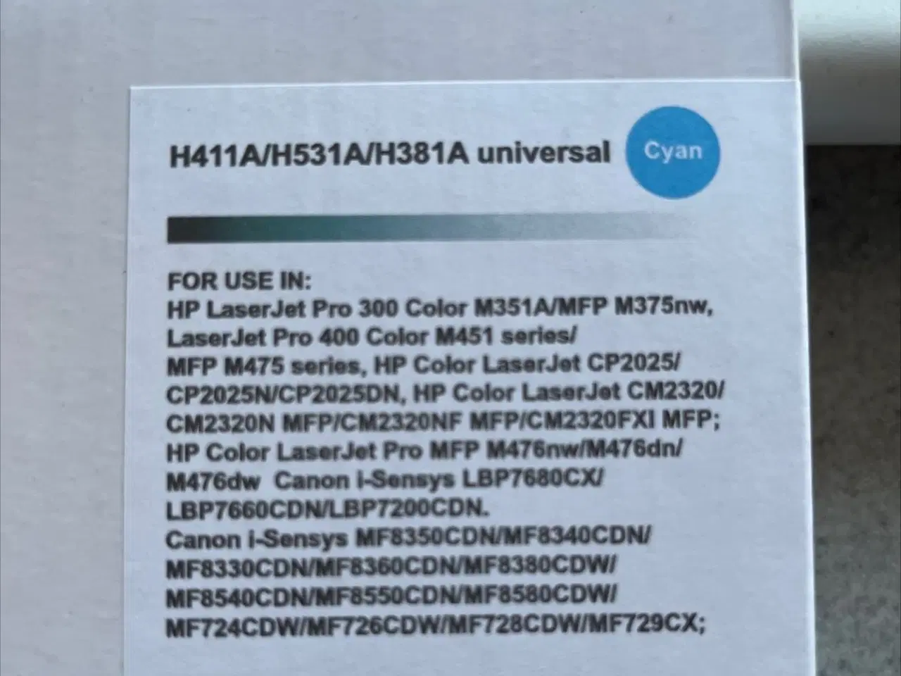 Billede 1 - Laser Toner 4 stk. patroner nye 