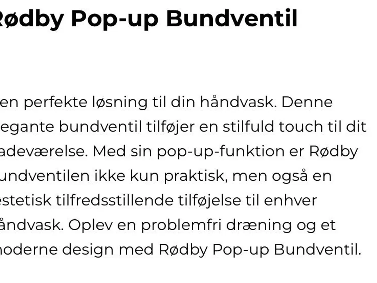 Billede 5 - Ny Bundventil i børstet messing uden overløb