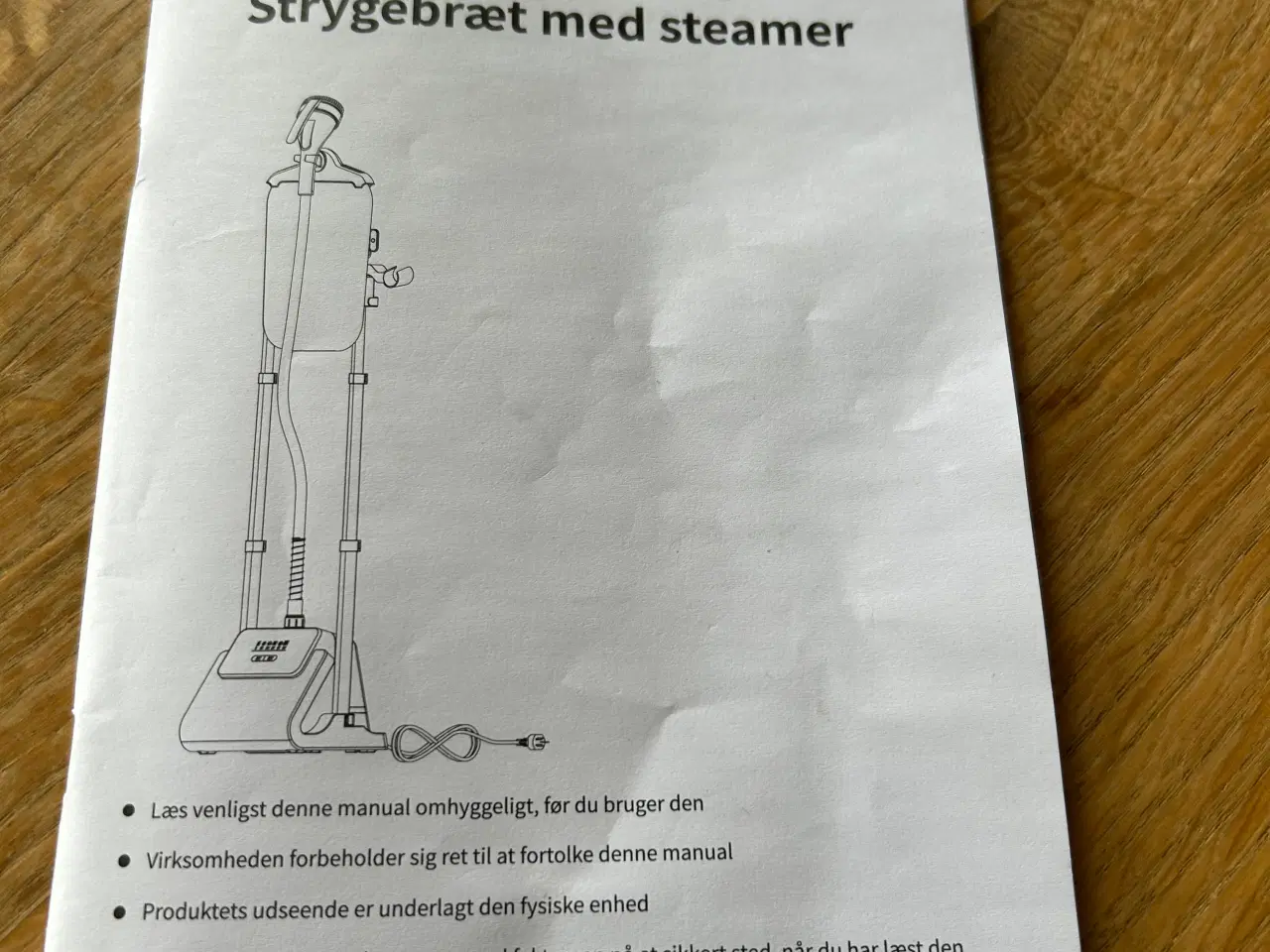 Billede 4 - Strygebræt med steamer