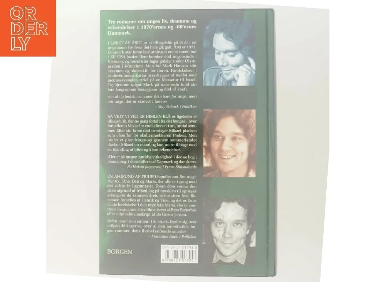 Billede 3 - I løbet af året : Så vidt vi ved er himlen blå : En afgrund af frihed : tre romaner af Bo Green Jensen (Bog)