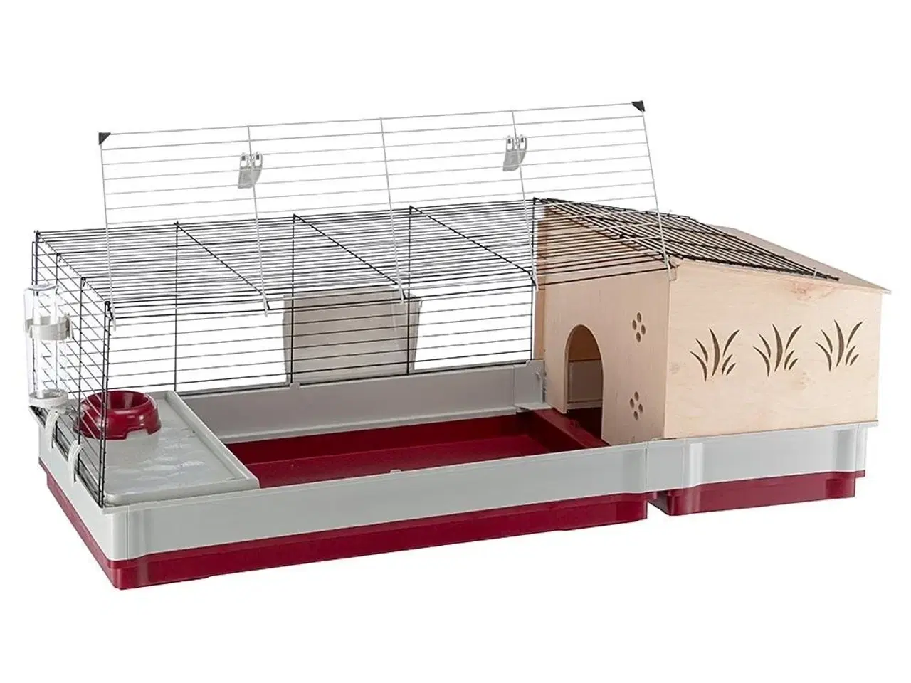 Billede 11 - Kaninbur FERPLAST Krolik 140 Plus – sammenklappeligt bur med hus