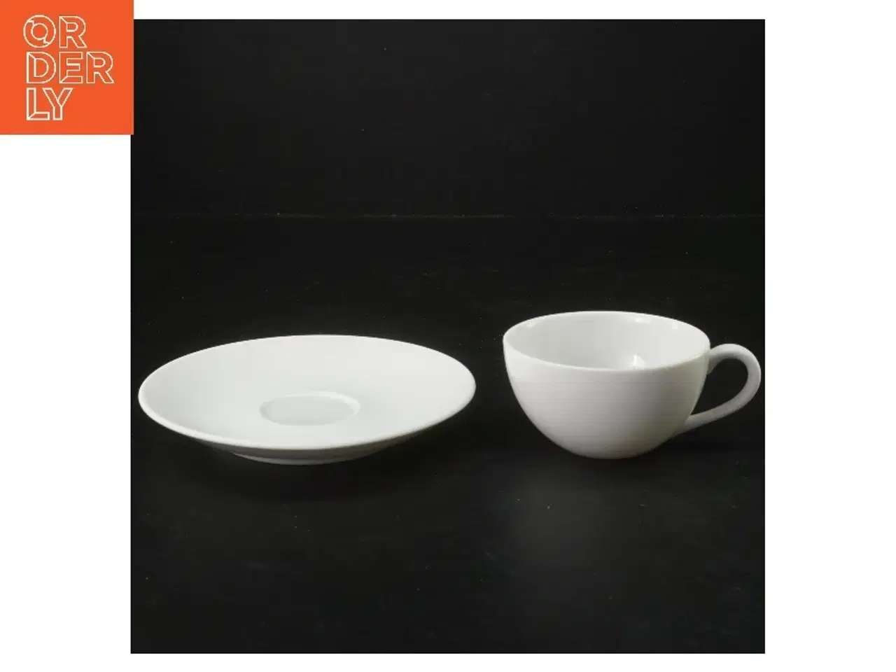 Billede 2 - 5 stk Porcelænskopper fra Eva Trio med underkopper fra Evatrio (str. Ø 14 og Ø8,5 cm)