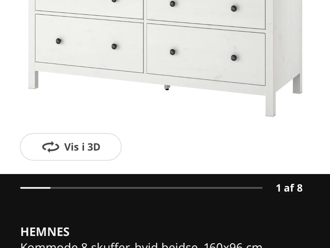 Billede 1 - Hemnes Kommode