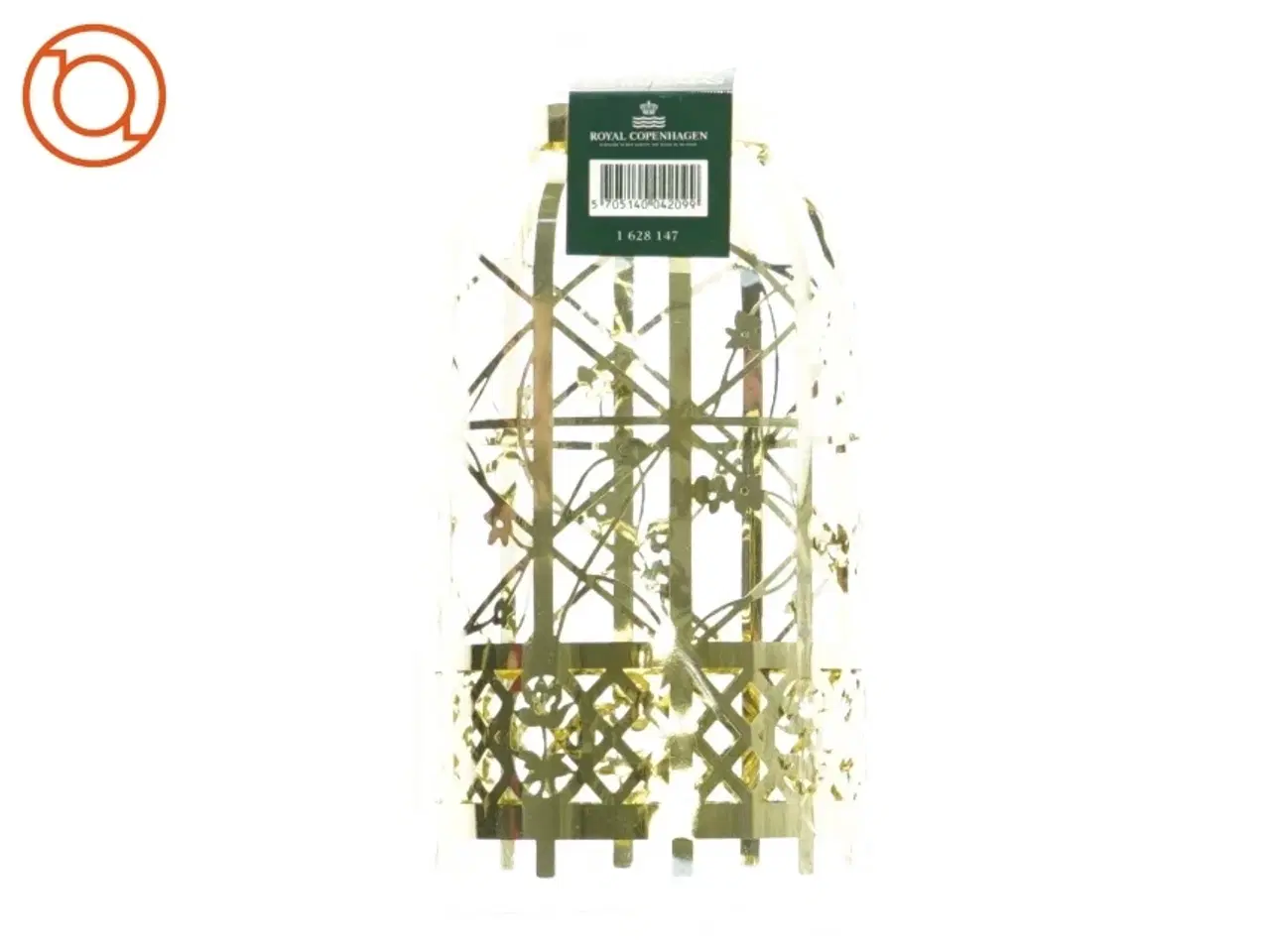 Billede 4 - Julepynt, golden christmas fra Royal Copenhagen (str. 20 x 10 cm)