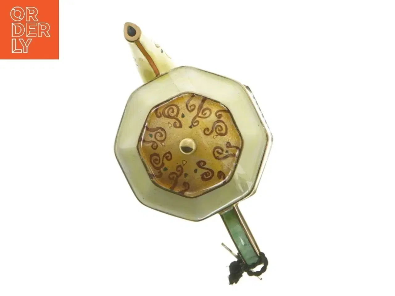 Billede 5 - Dekorativ keramisk tekande fra Goebel (str. 8,5x13 cm)