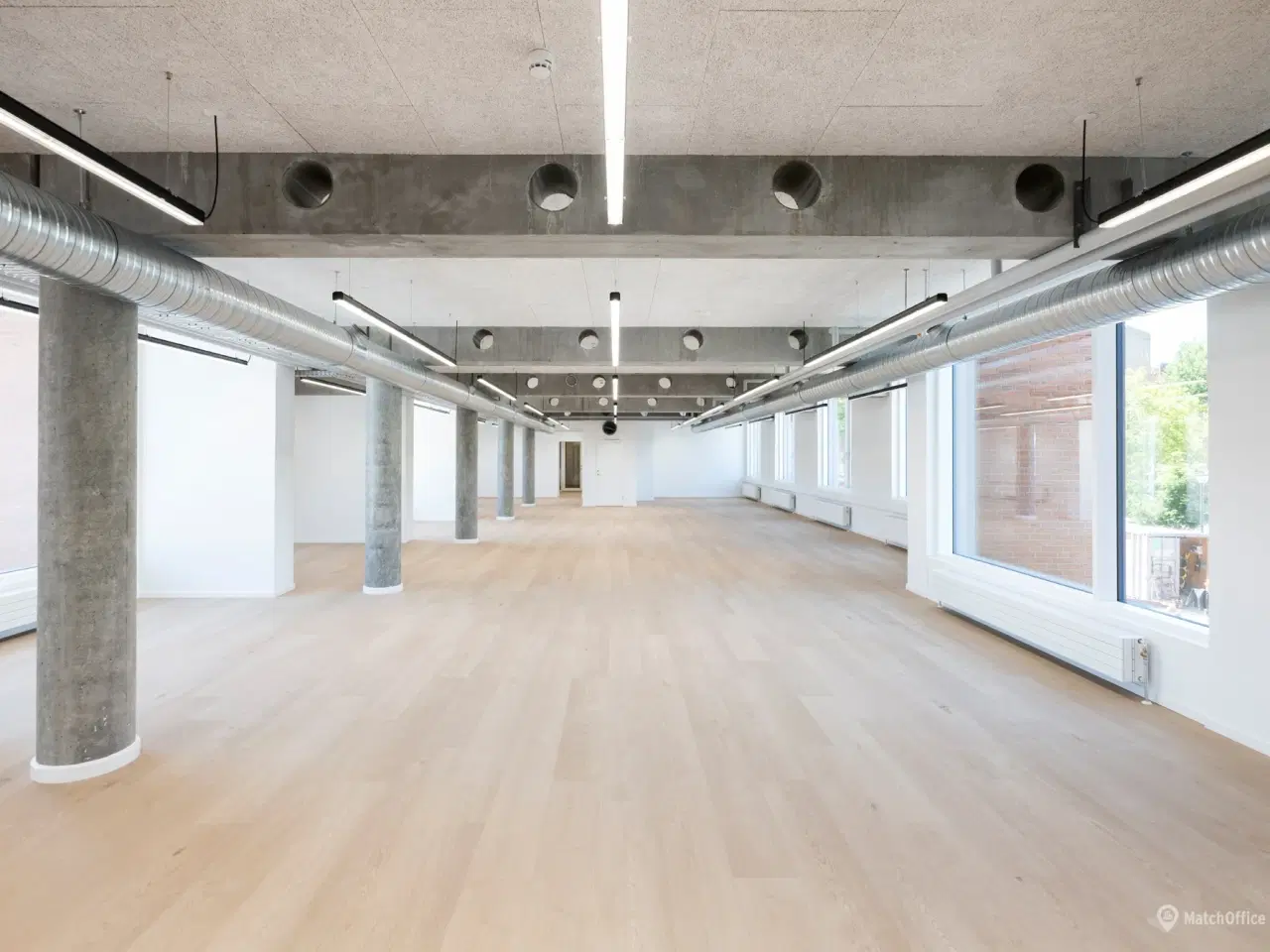 Billede 1 - Nyistandsatte kontorer med udsigt til Østre Gasværk