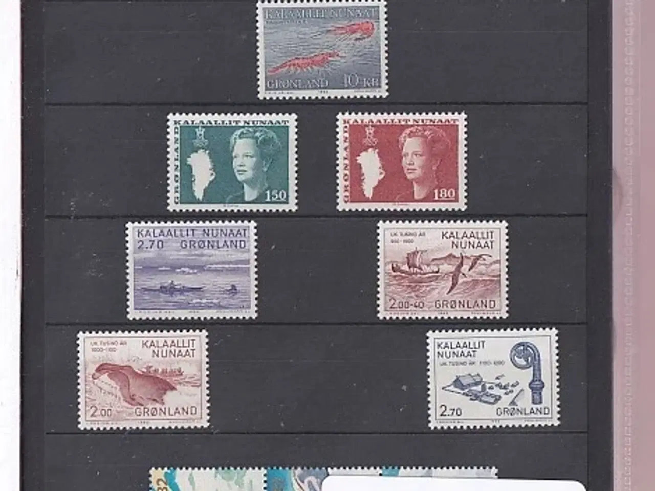 Billede 1 - Grønland - 1982 Frimærker Komplet - Postfrisk