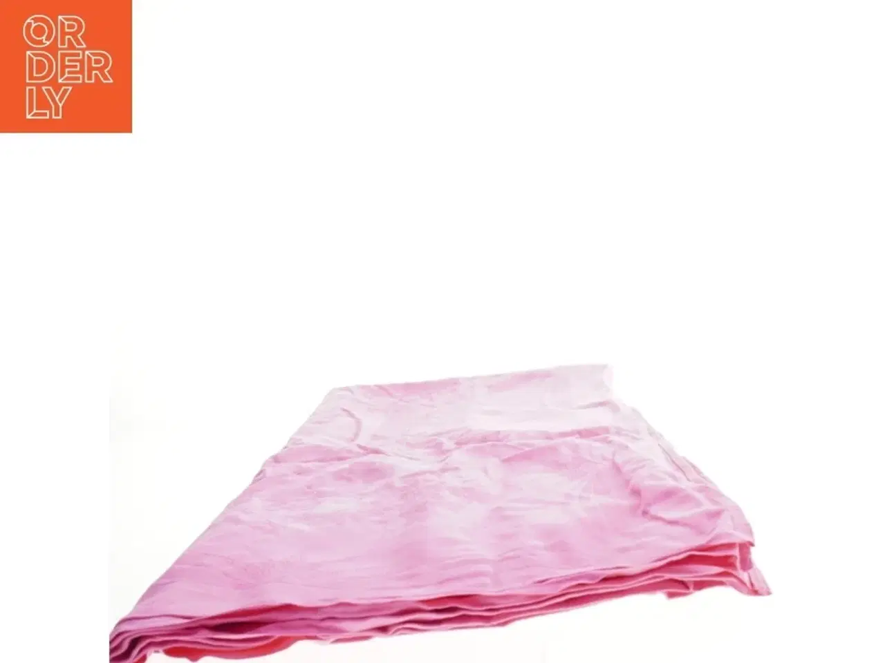 Billede 2 - Lyserødt tekstil (str. 138 x 134 cm)