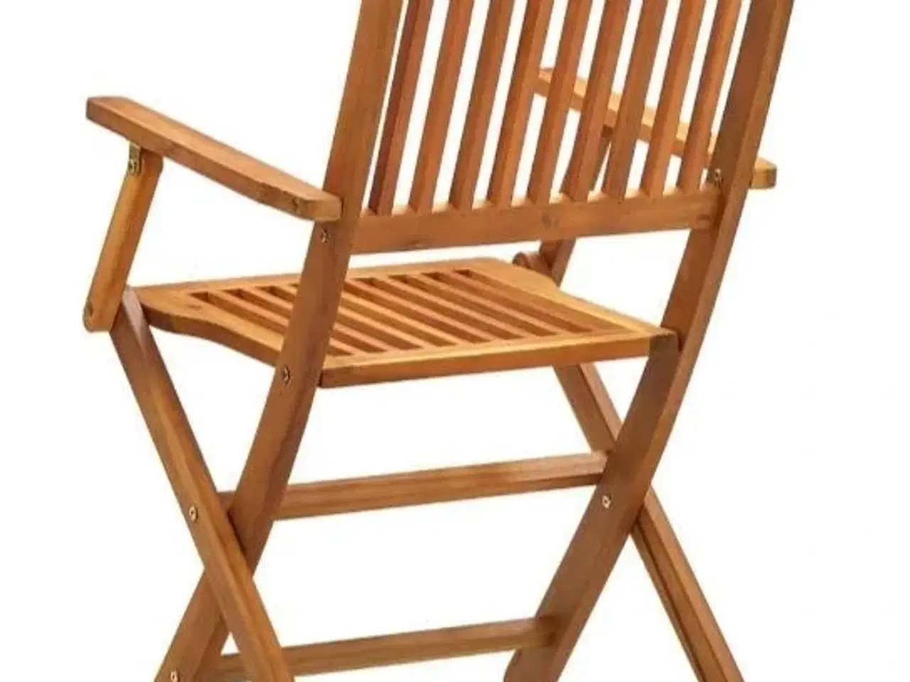 Billede 5 - Foldbare havestole 4 stk. massivt akacietræ