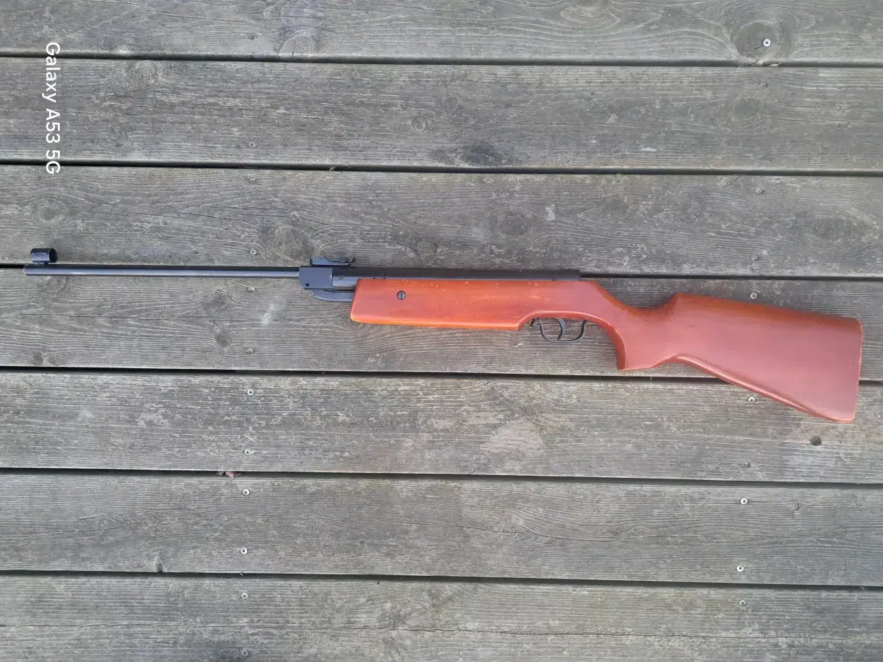 Billede 2 - Haenel 4.5 mm flot retro luftgevær fra 1970'erne.