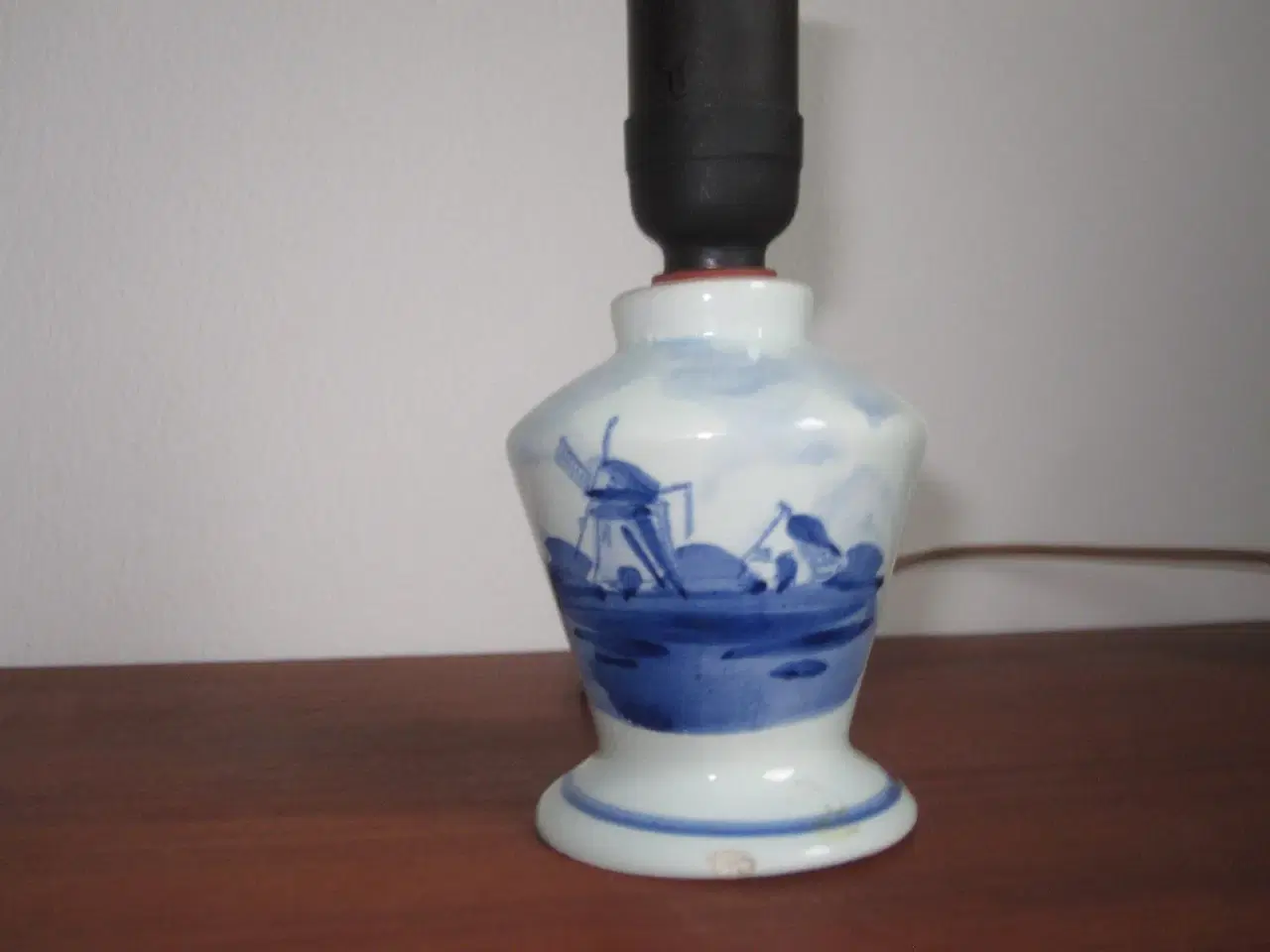 Billede 1 - Delft bordlampe