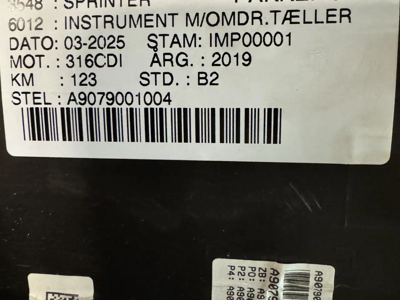 Billede 2 - Speedometer sprinter