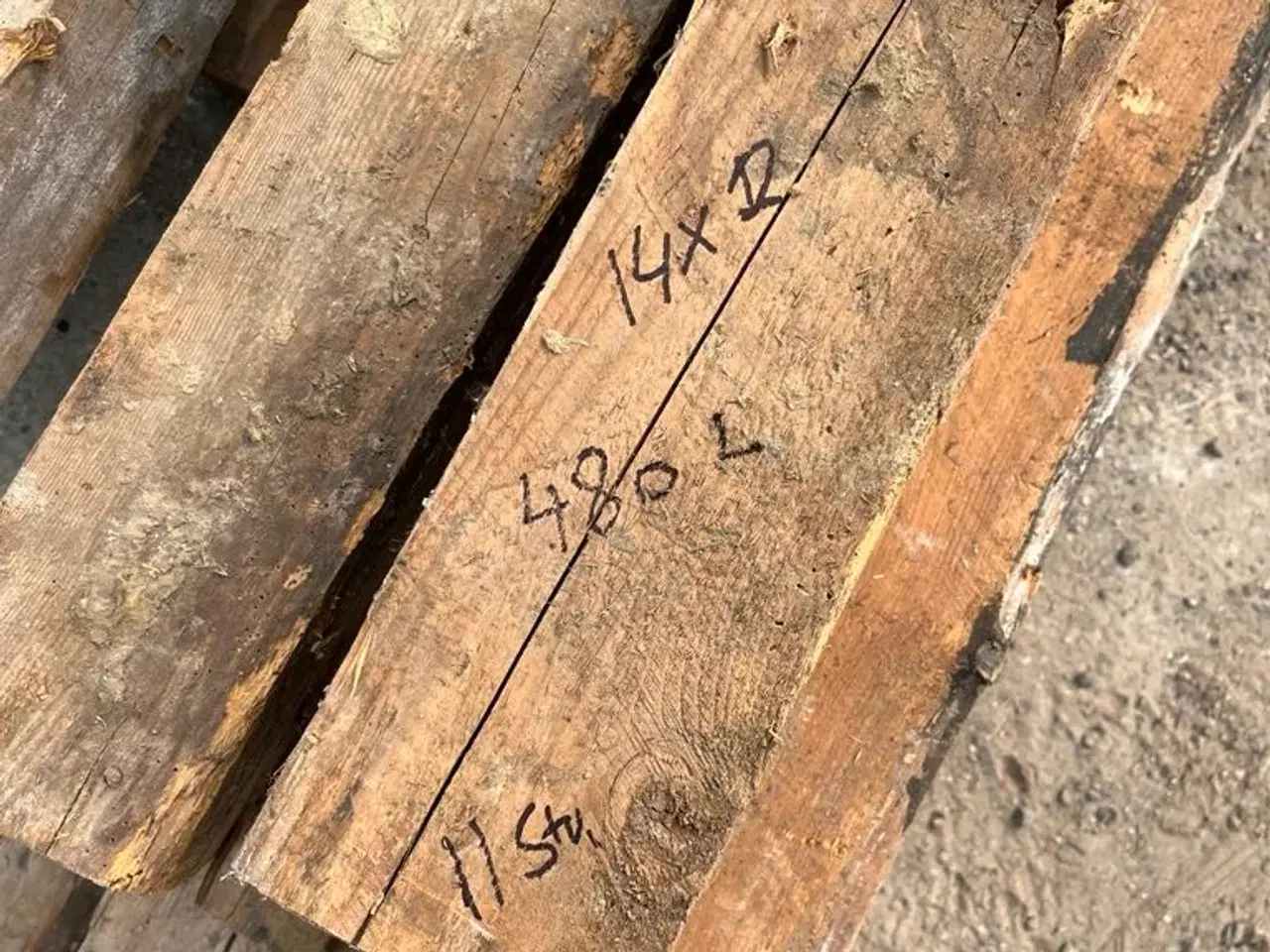 Billede 7 - Tømmer/Store træbjælker